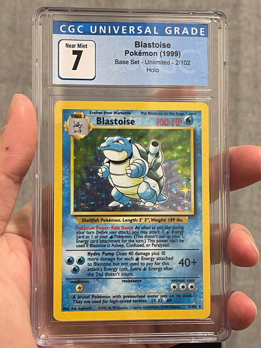 Blastoise Base Set CGC 7